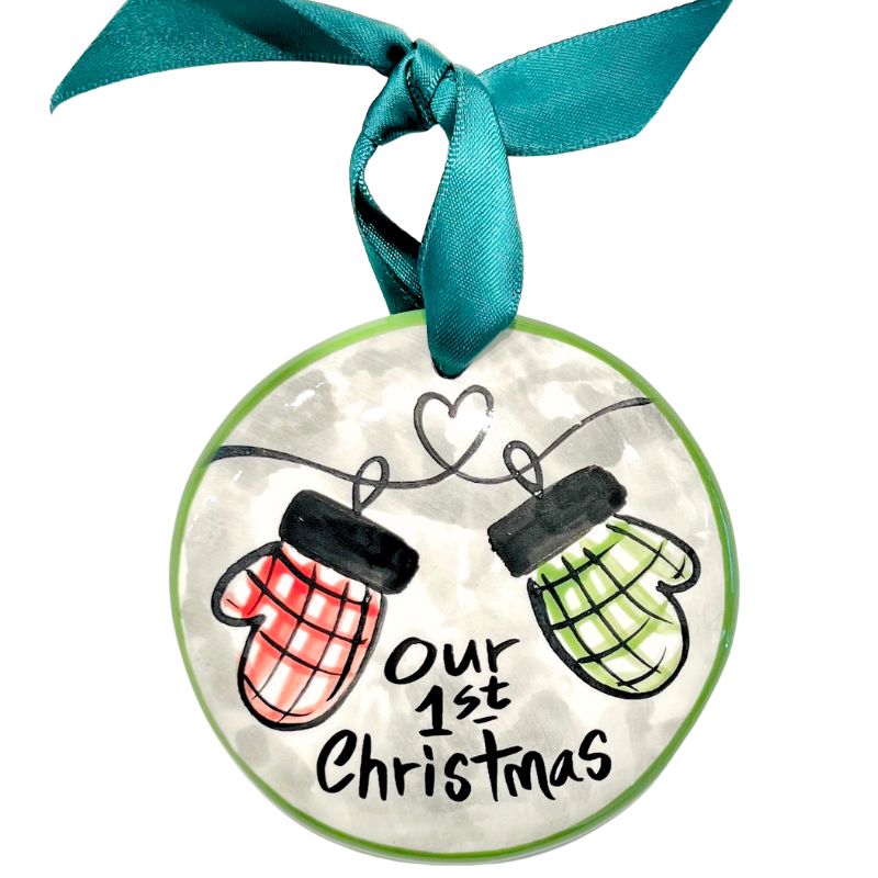 Mittens 1st Christmas Ornament